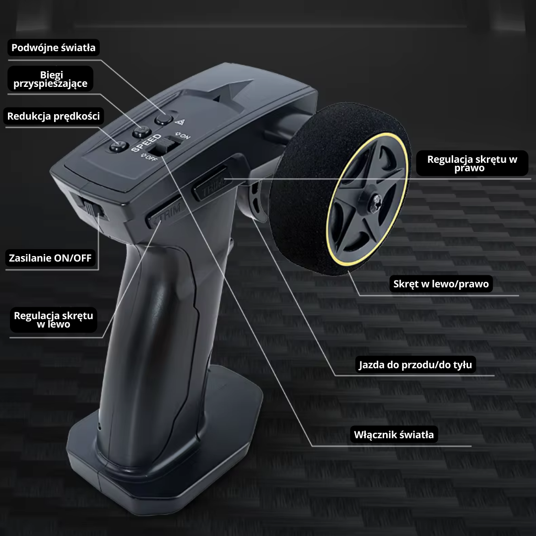 Driftek™ Pro – Mini auto RC o zwiększonej mocy